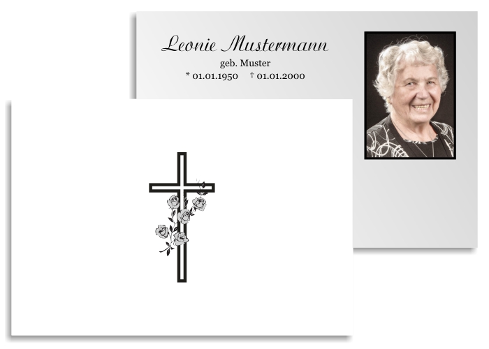  Danksagungskarten Trauer